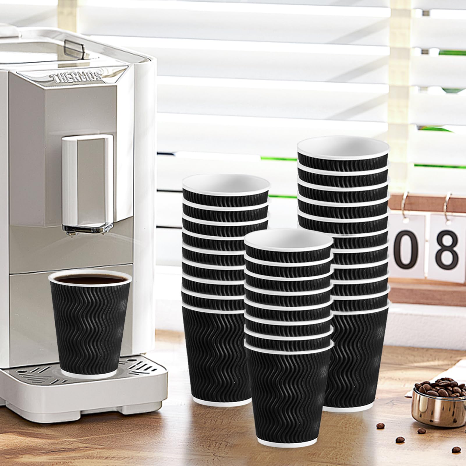 Lamosi Disposable Paper Coffee Cups

