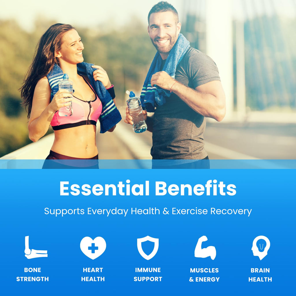 Magnesium Zinc Vitamin D3 Supplement for Bone Immune Health

