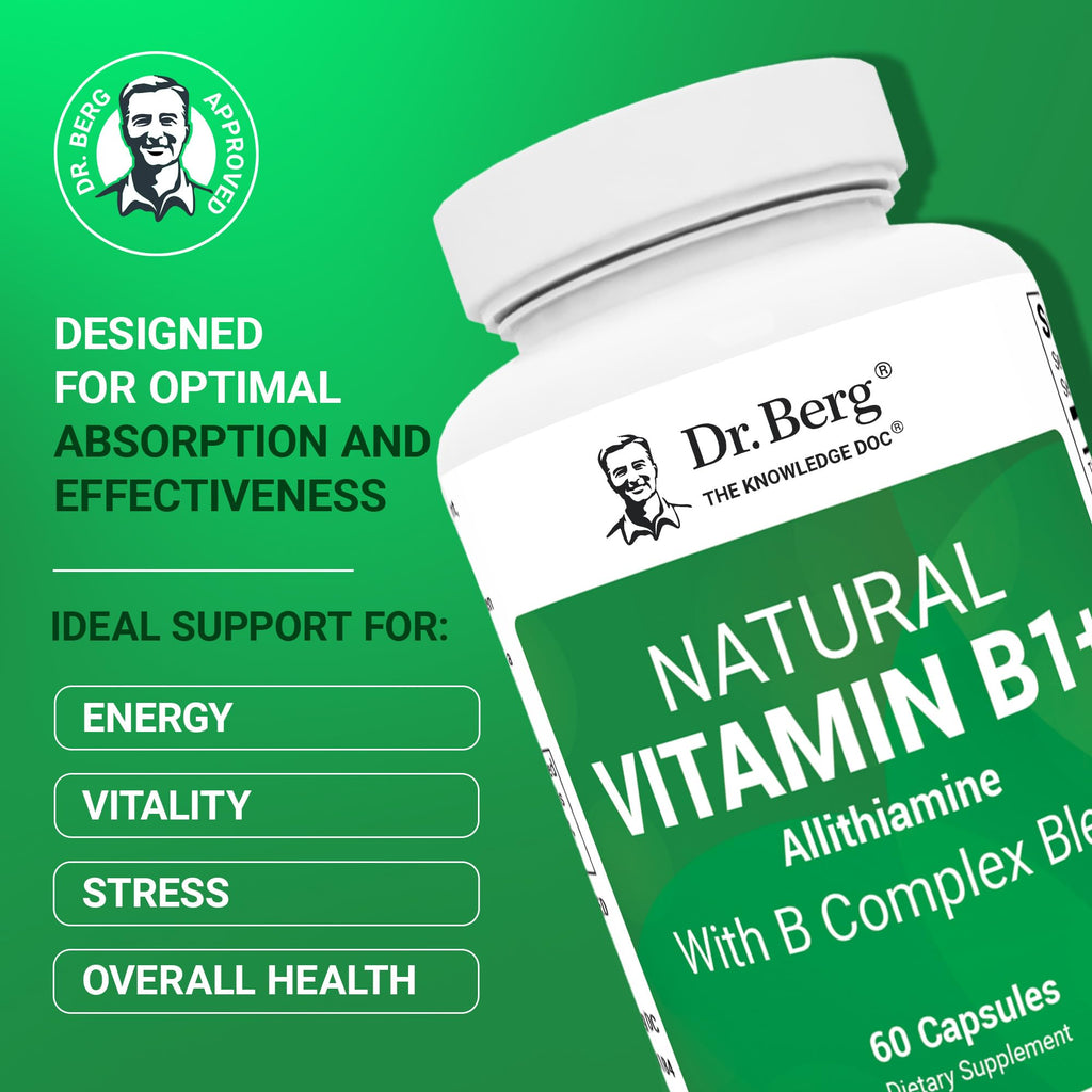 Dr. Berg Vitamin B Complex Supplement for Energy

