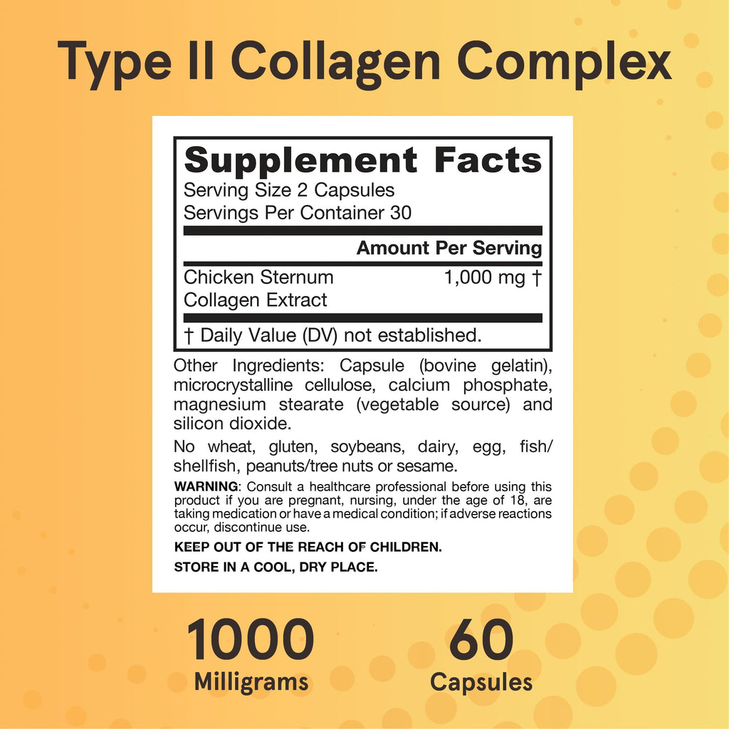 Jarrow Formulas Type II Collagen Complex 1000 mg

