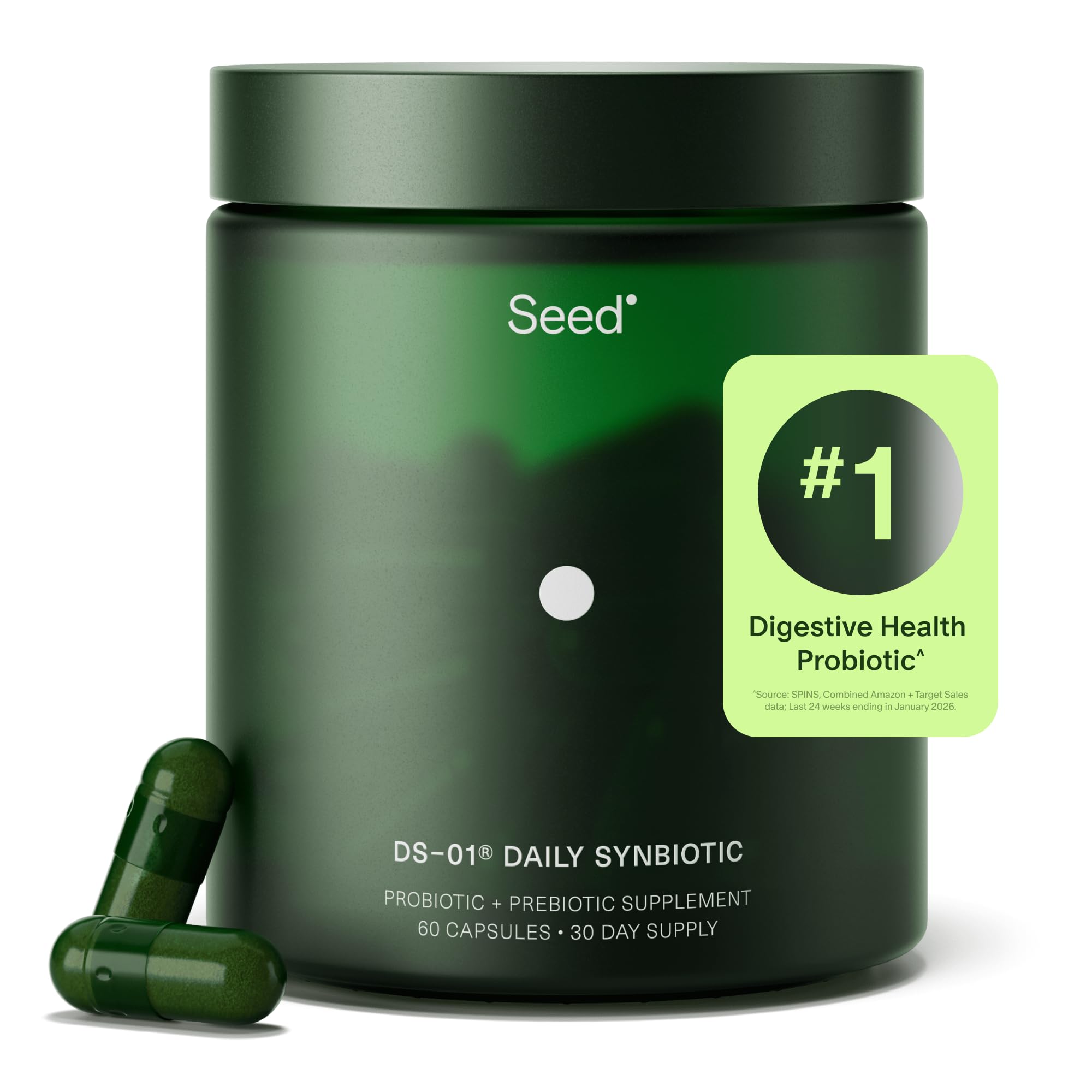 Seed DS-01 Synbiotic Probiotic + Prebiotic

