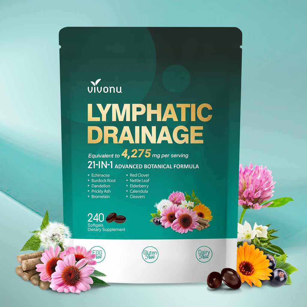 Lymphatic Support Supplement 21-in-1 Herbal Blend

