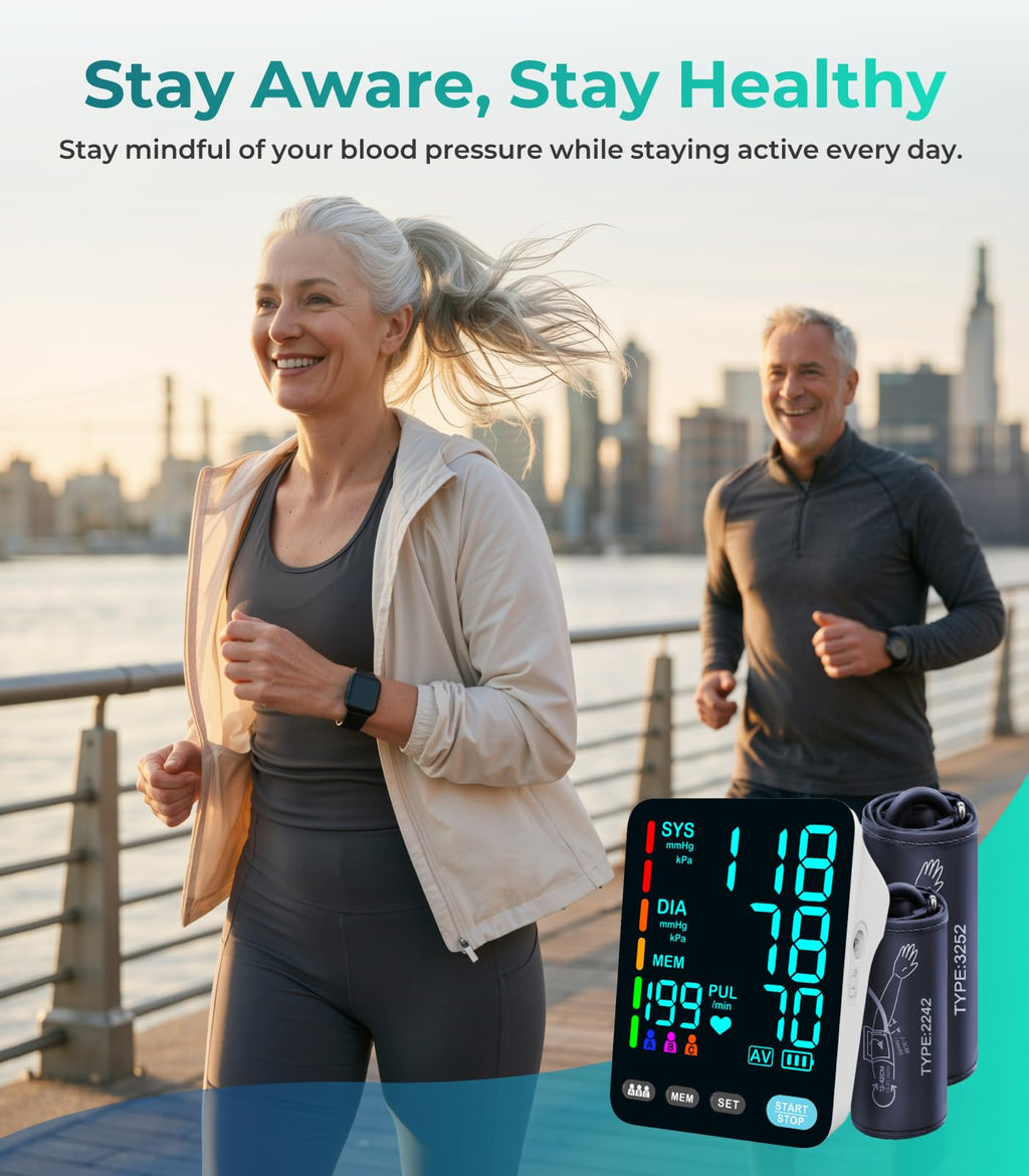 YONLO Automatic Upper Arm Blood Pressure Monitor Home Use

