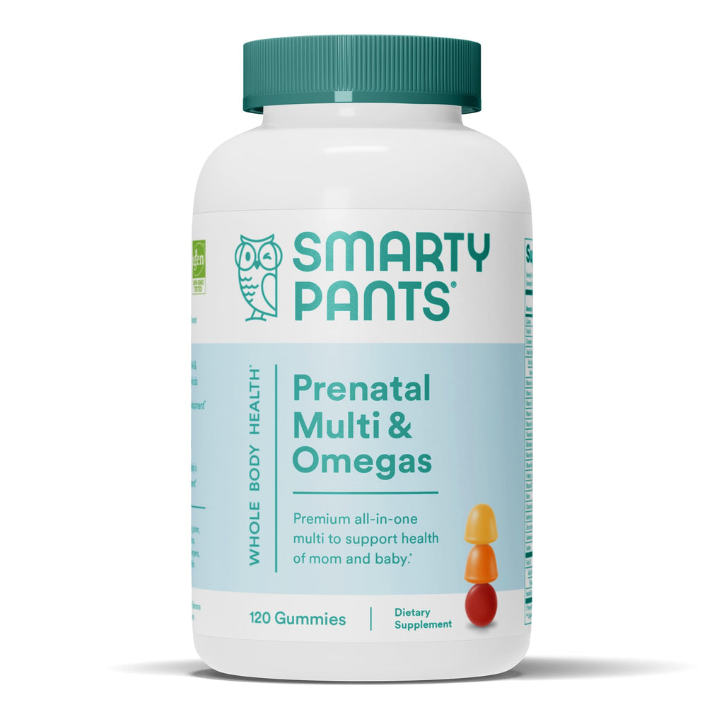 SmartyPants Prenatal Multivitamin Gummies with Omega-3 DHA/EPA