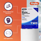 Rugby Clear Nicotine Patch Transdermal System for Quitting Smoking

