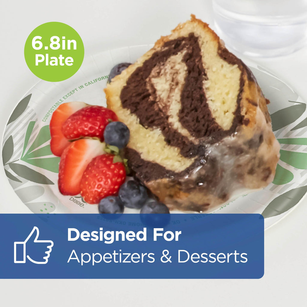Dixie GP PRO Paper Plates | Compostable Soak-Proof

