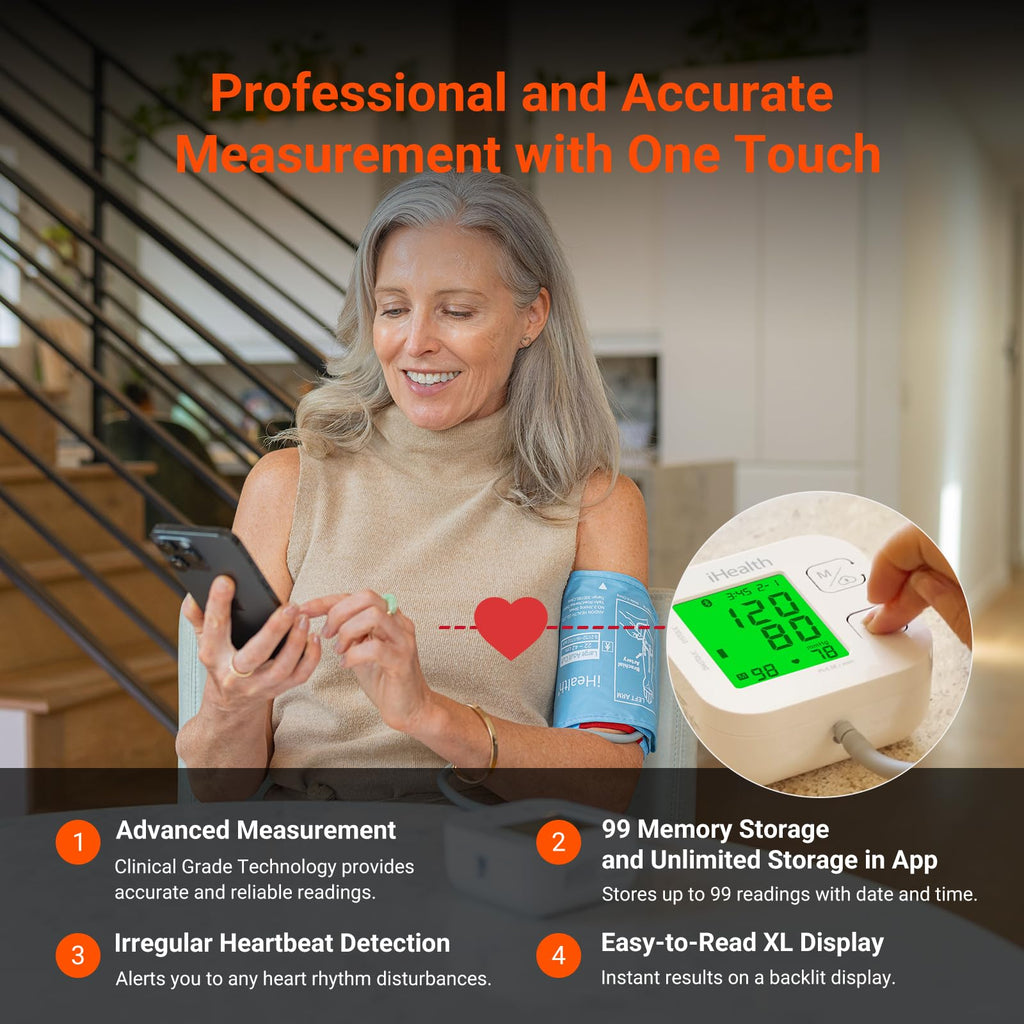 Blood Pressure Monitor by iHealth Track | Bluetooth

