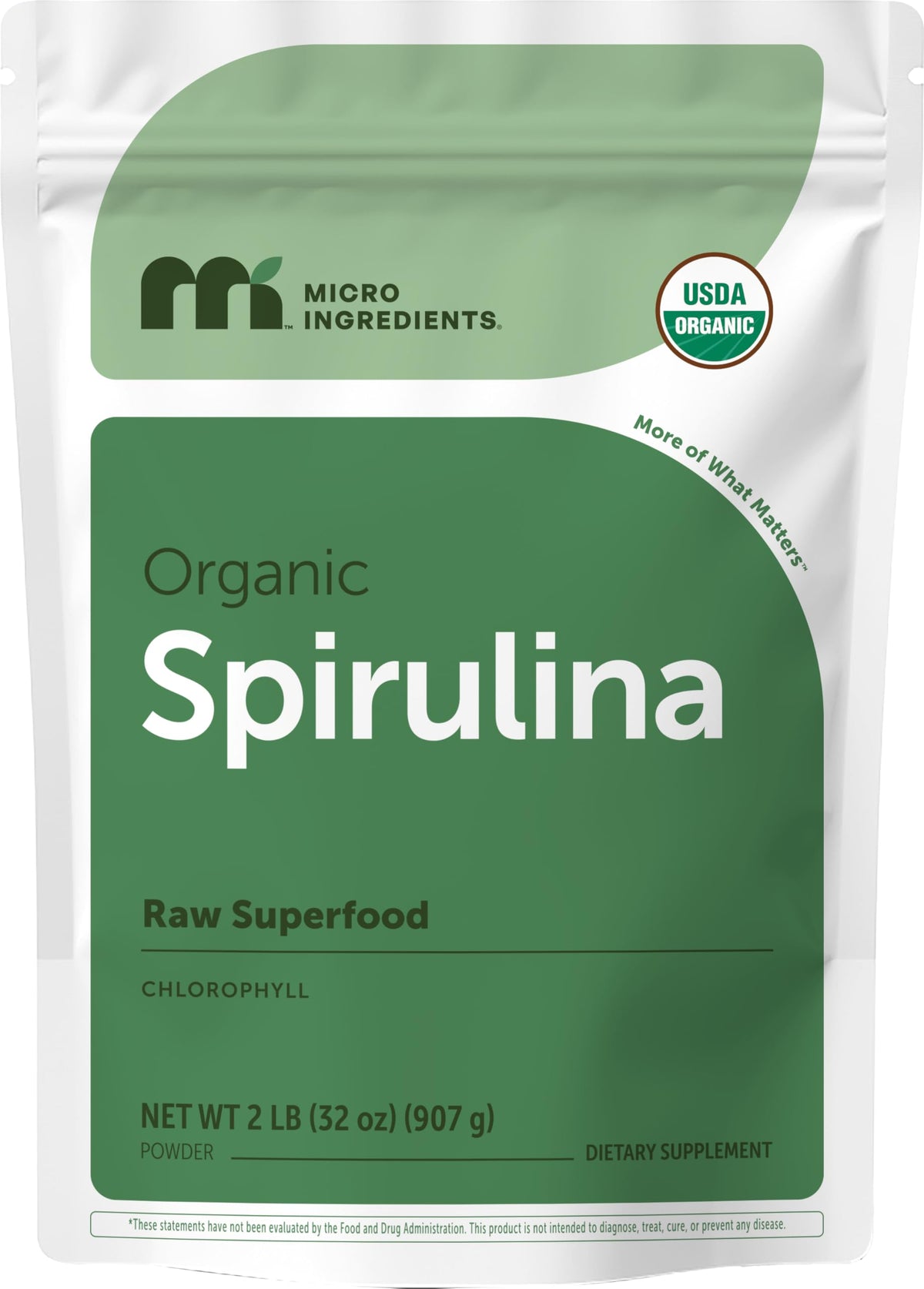 Micro Ingredients Spirulina Powder - Organic Vegan Protein