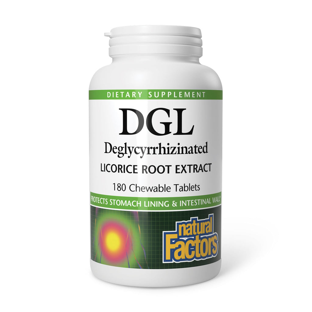 Natural Factors DGL Chewable for Digestive Support

