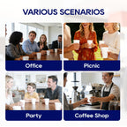 LITOPAK Disposable Paper Cups for Hot Beverages

