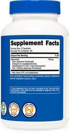 Nutricost Resveratrol 700mg Vegan Capsule Supplement

