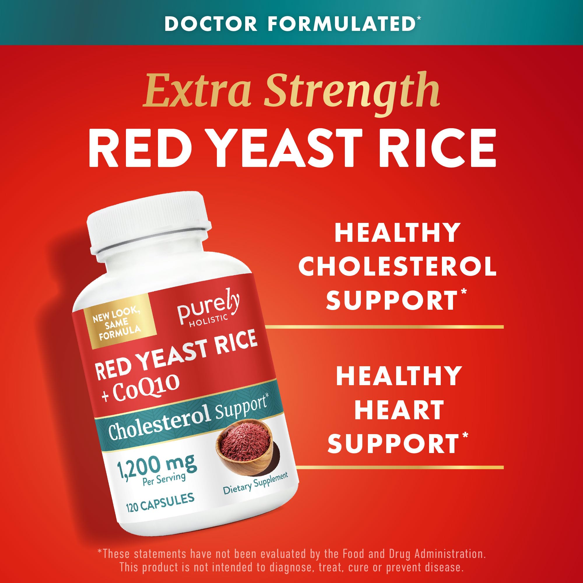 Red Yeast Rice with CoQ10 for Heart Health

