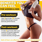 Creatine Monohydrate Gummies for Muscle Support | Vegan

