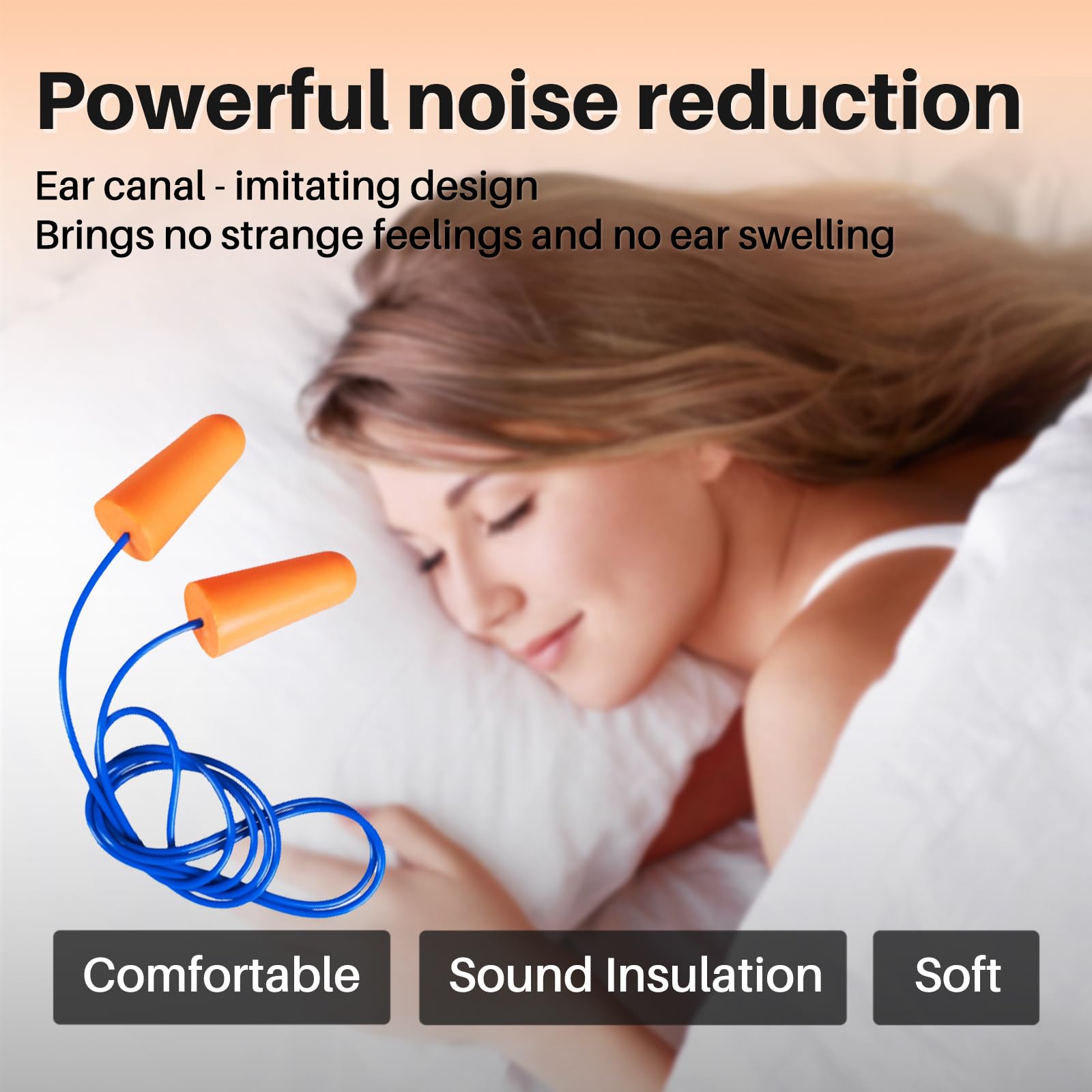 GOL-SIV Foam Ear Plugs with Cord | Hearing Protection

