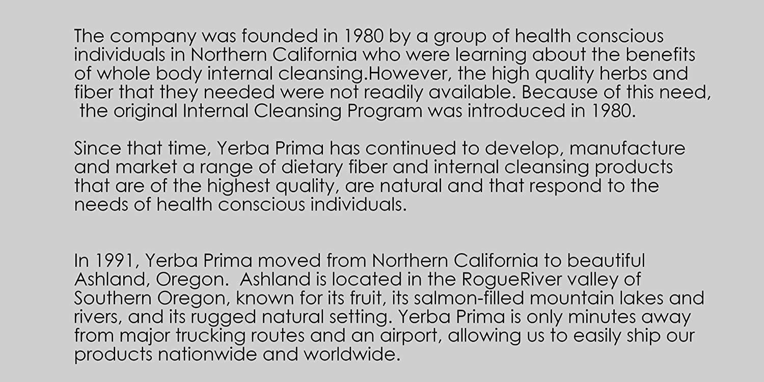 Yerba Prima Psyllium Fiber Dietary Fiber Colon Cleanser

