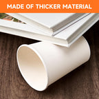 METAPRINT Disposable Paper Cups Thickened Rim - Food Safe

