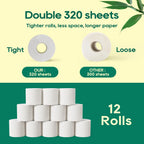 ECOLipak Bamboo Toilet Paper 3 Ply - Septic Safe

