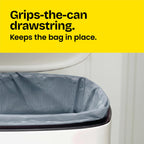 Glad ForceFlex Tall Kitchen Trash Bags 13-Gallon Fresh Clean

