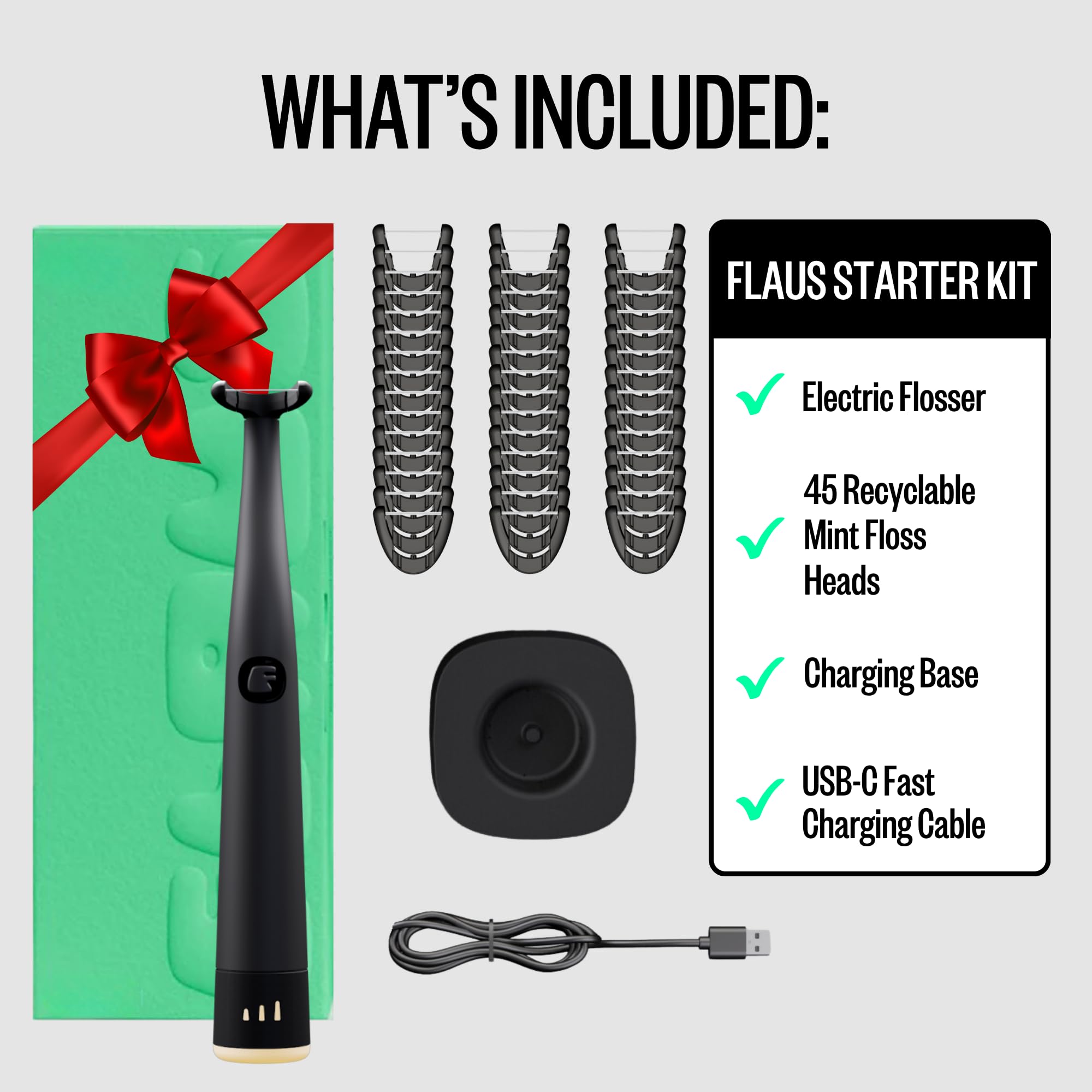 Flaus Electric Flosser - Water Floss Alternative

