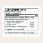 Thorne ResveraCel Nicotinamide Riboside Quercetin Phytosome

