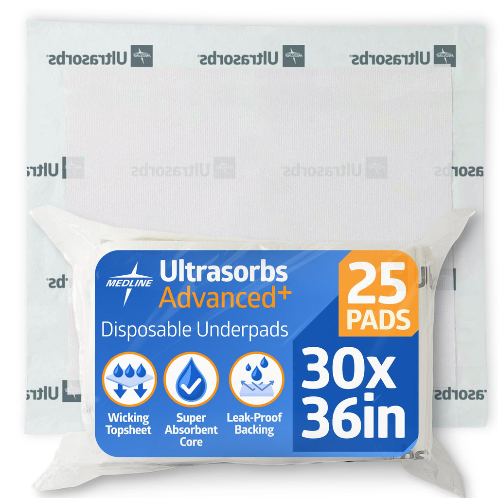 Medline Ultrasorbs Drypads Disposable Underpads Incontinence

