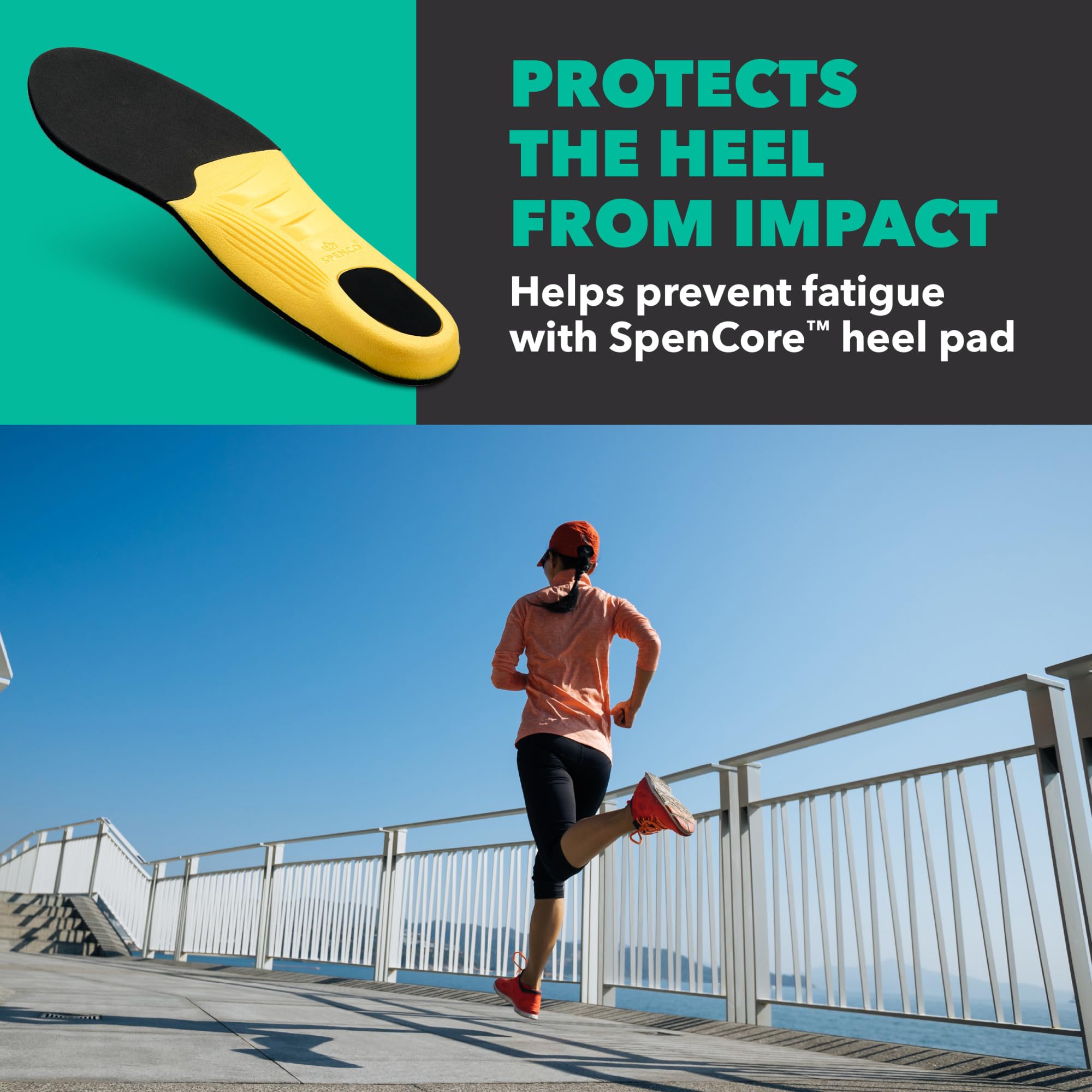 Spenco Polysorb Cross Trainer Insoles – Arch Support


