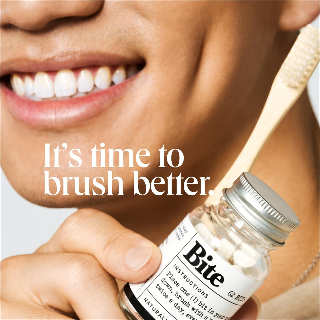 Bite Whitening Toothpaste Tablets - Fluoride-Free Nano HA

