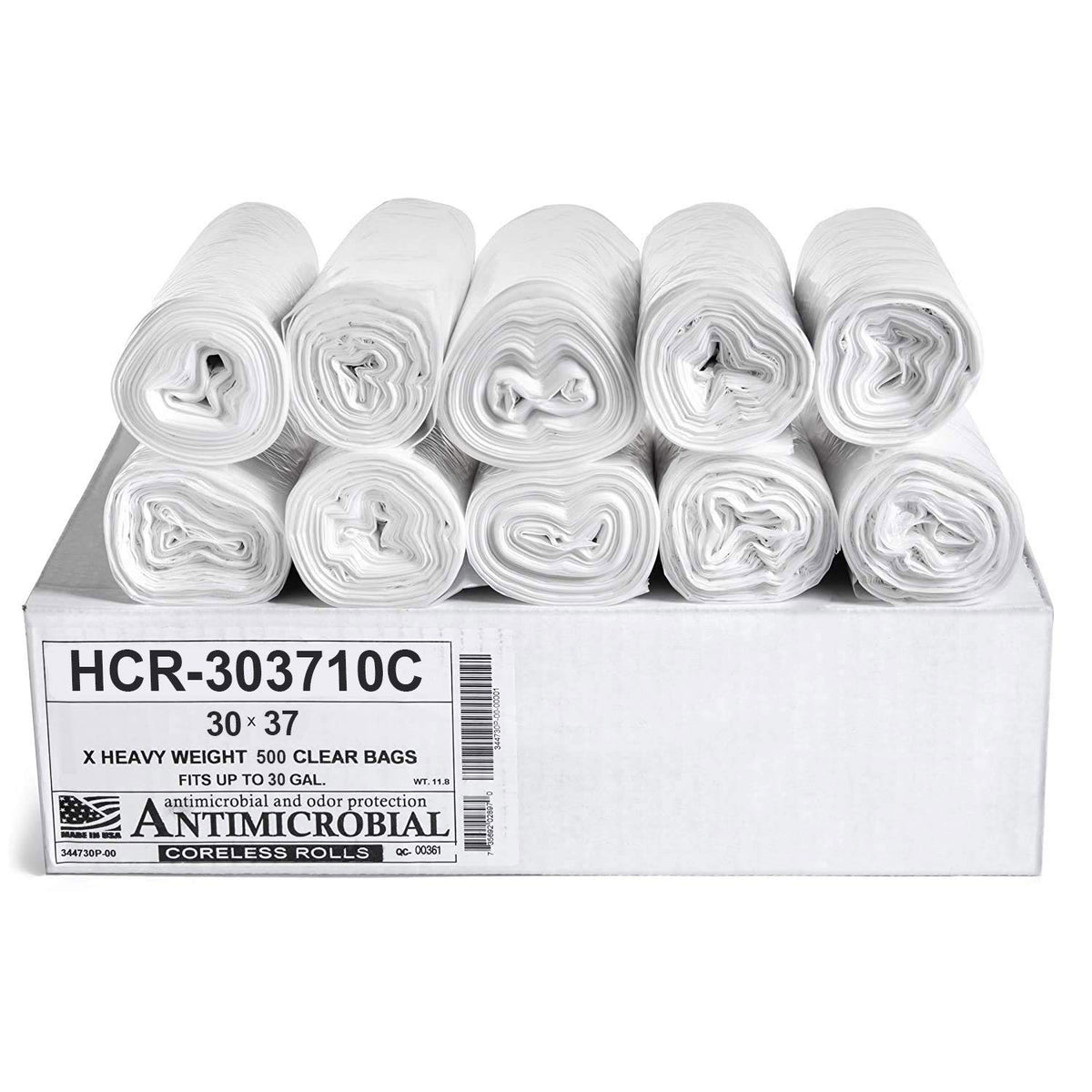Aluf Plastics High Density Trash Bags - Heavy-Duty