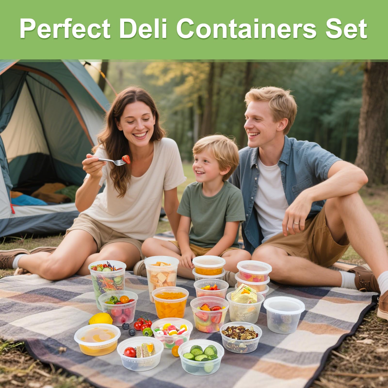 Dipoo Deli Containers with Lids – BPA-Free Leak-Proof Storage

