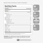 HumanN SuperBeets Sport Endurance Pre Workout Powder Nitric Oxide

