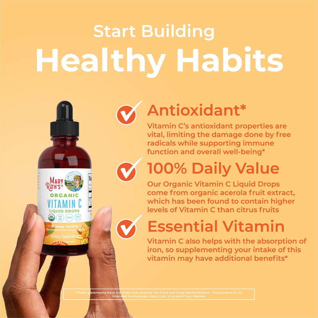 Mary Ruth's Organic Vitamin C Drops | Immune Support

