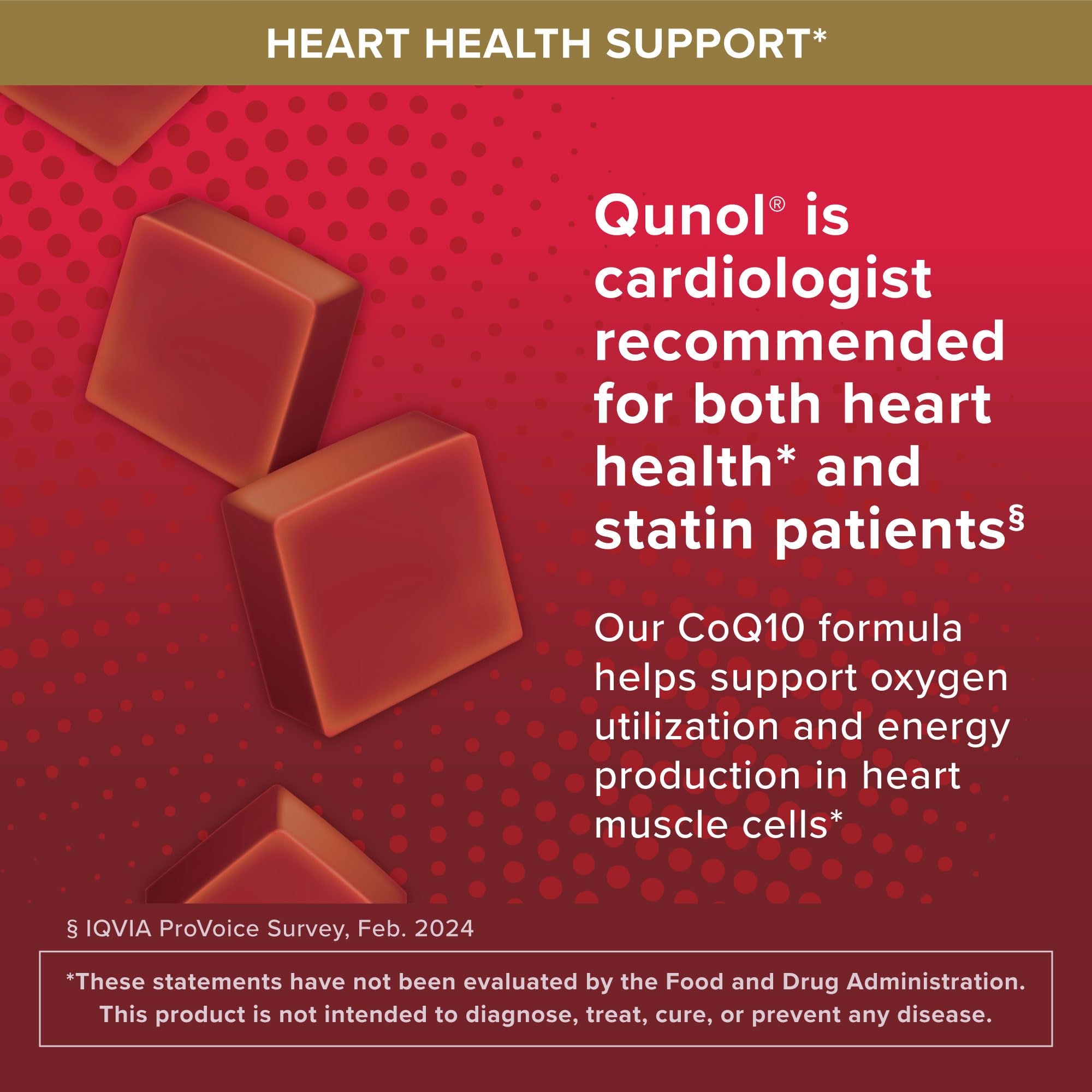 Qunol CoQ10 200mg Soft Chews Ultra Absorption | Heart Health

