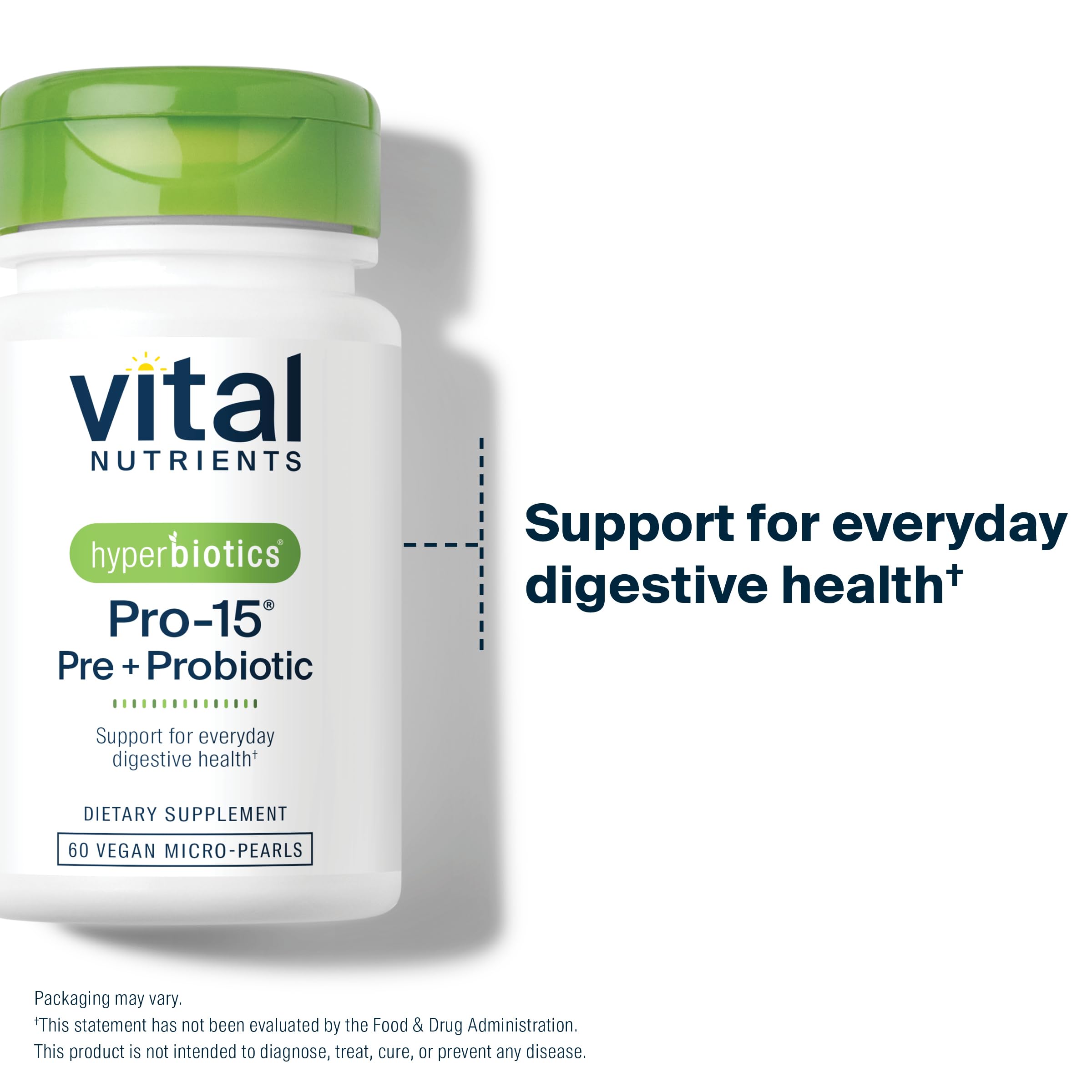 Vital Nutrients Probiotics & Prebiotics for Women and Men

