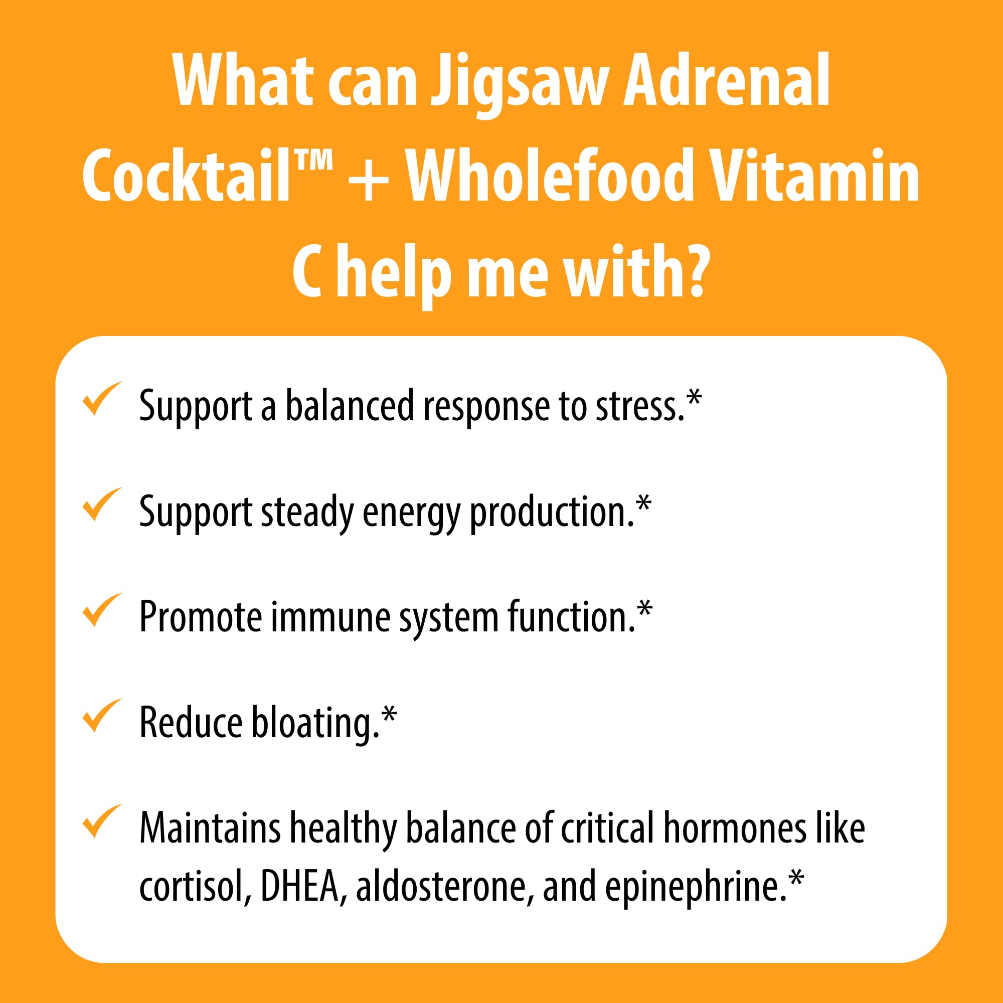 Jigsaw Health Adrenal Cocktail with Wholefood Vitamin C

