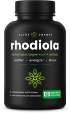 NutraChamps Rhodiola Rosea Supplement for Energy & Focus