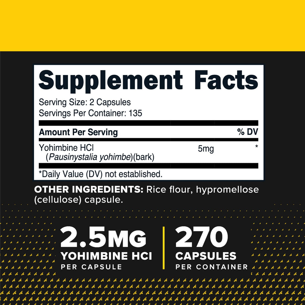 Yohimbine HCl Supplement by PrimaForce - Pure Performance

