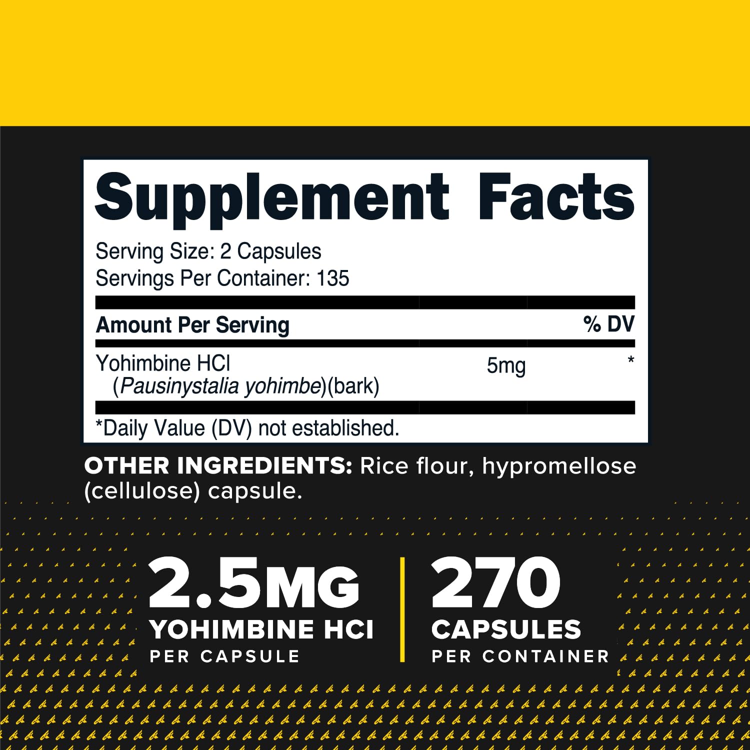 Yohimbine HCl Supplement by PrimaForce - Pure Performance

