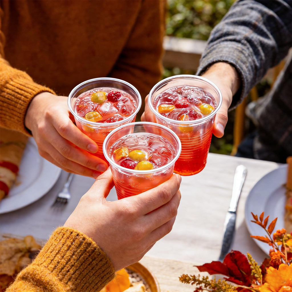 Disposable Plastic Cups by Lamosi – Clear

