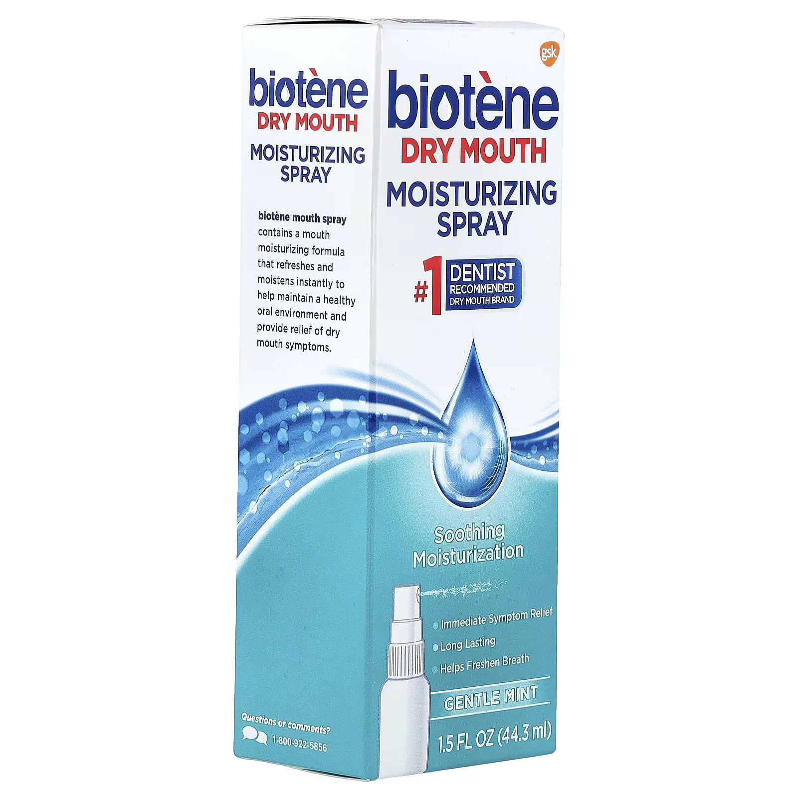 Biotene Gentle Mint Mouth Spray | Dry Mouth Relief


