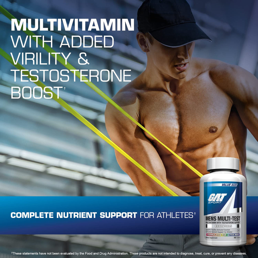 GAT SPORT Men's Multi + Test Premium Multivitamin

