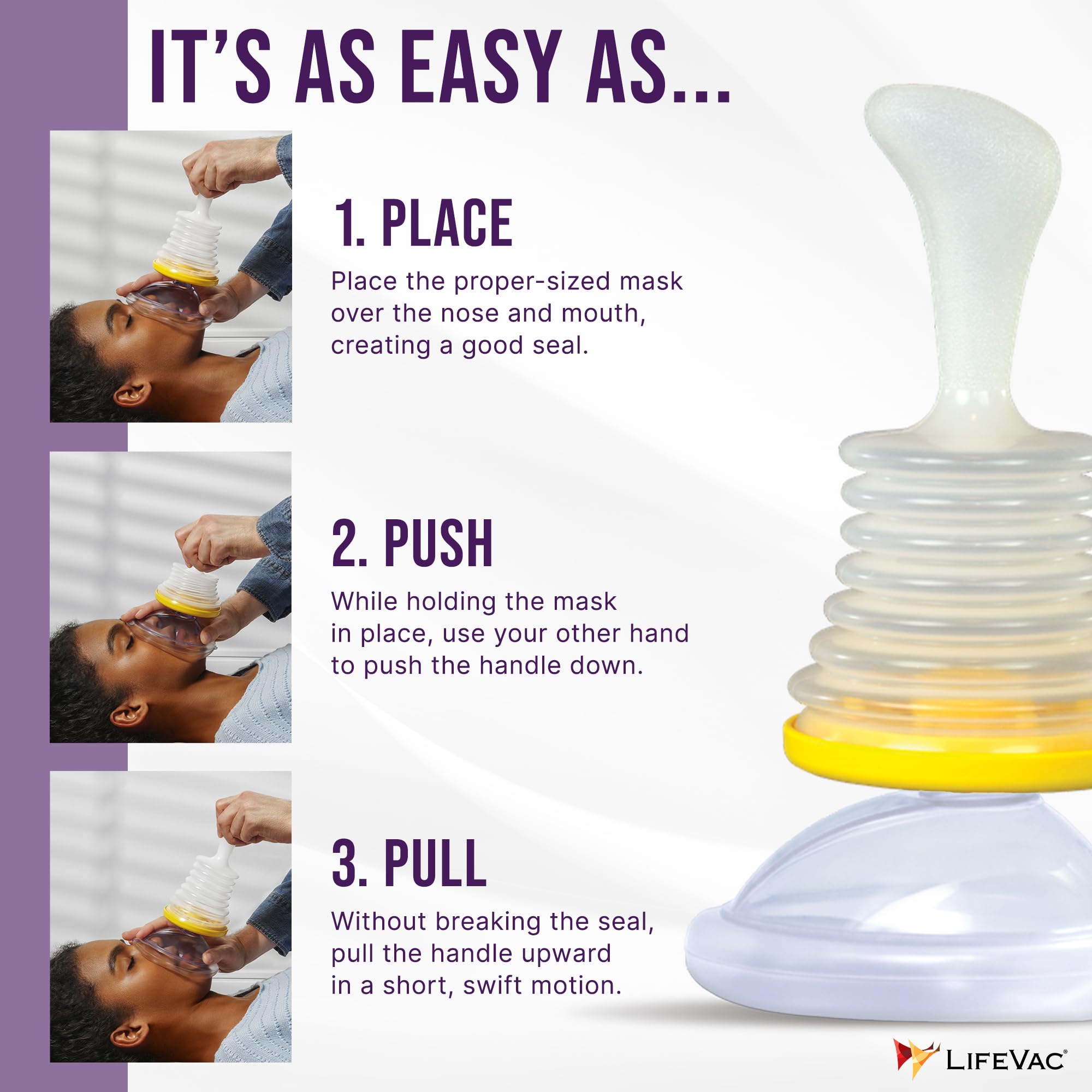 LifeVac Travel Kit Portable Airway Rescue Device

