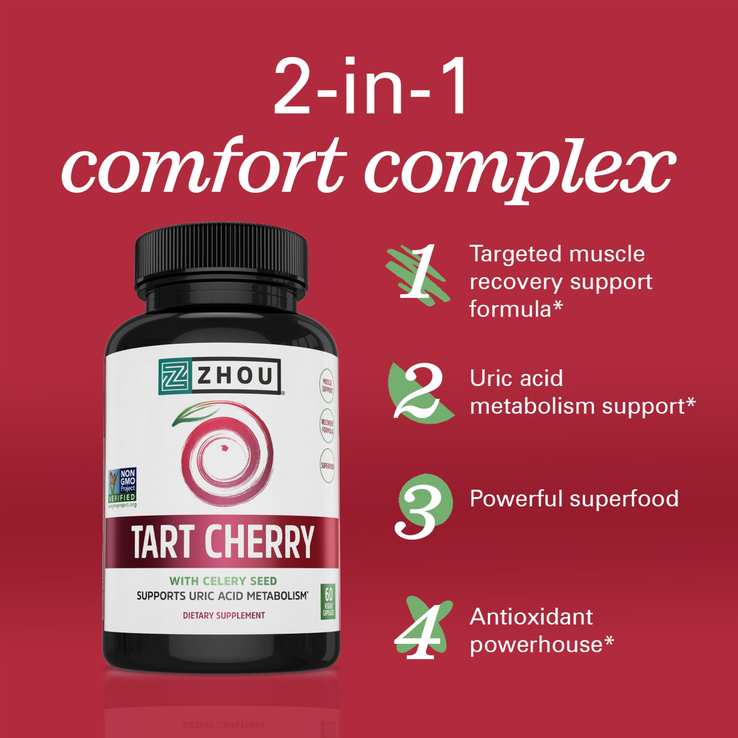 ZHOU Tart Cherry Supplement for Recovery

