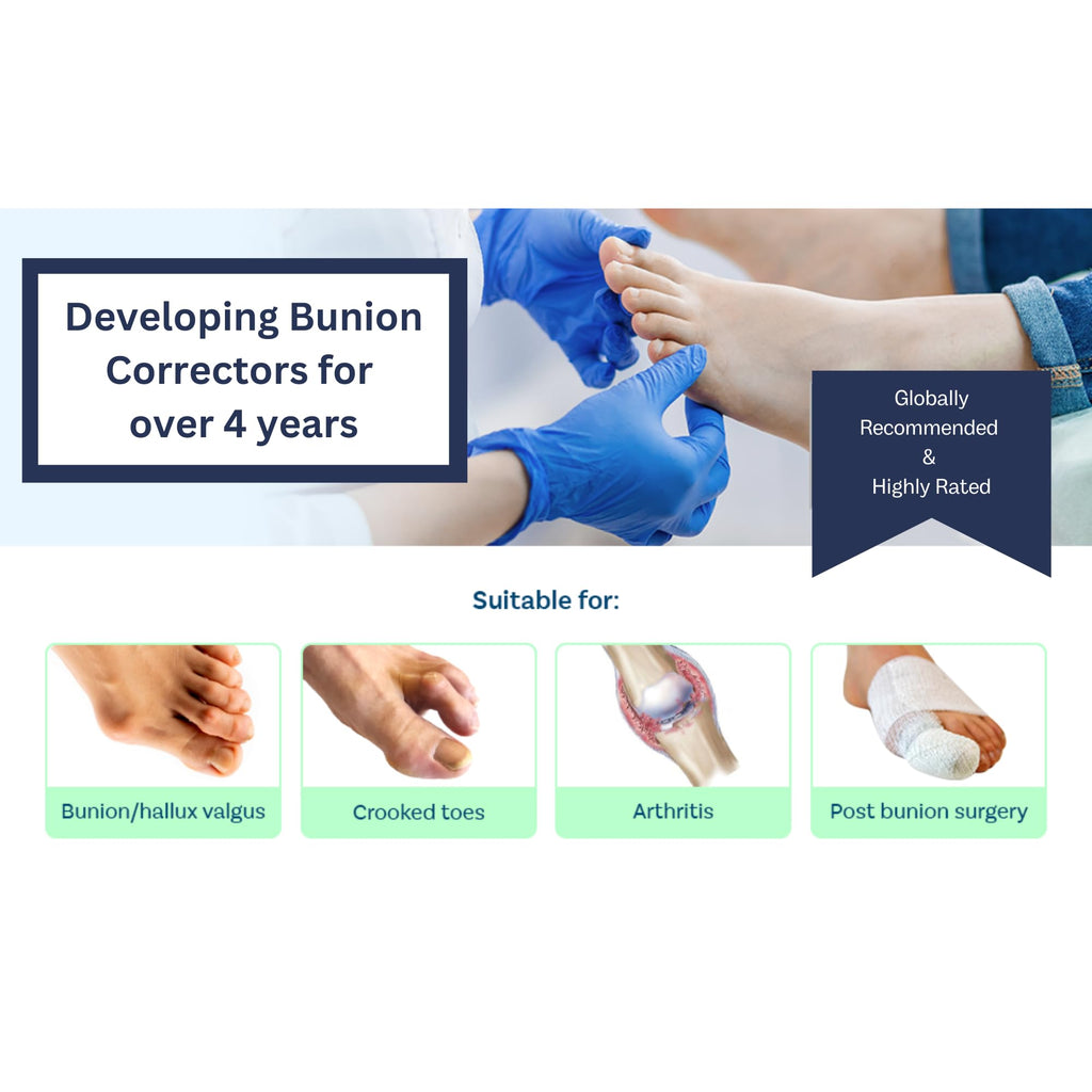 Caretras Bunion Corrector | Toe Alignment & Comfort


