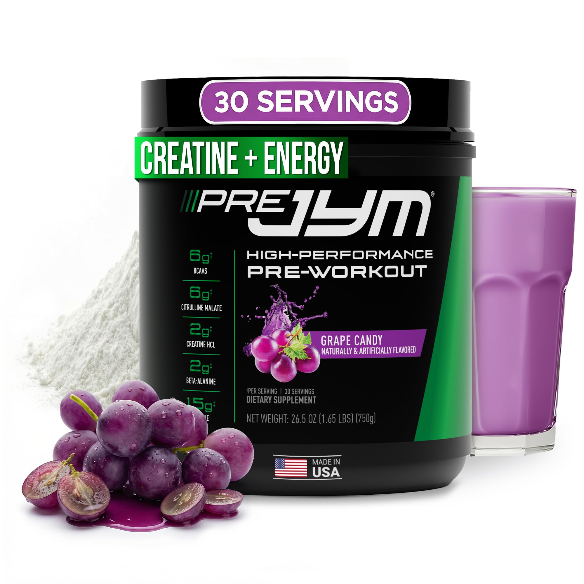 JYM Supplement Science Pre JYM Pre Workout Powder