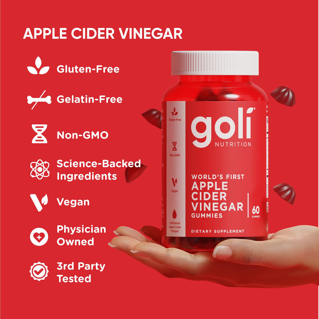 Goli Apple Cider Vinegar Gummies with B12 Beetroot

