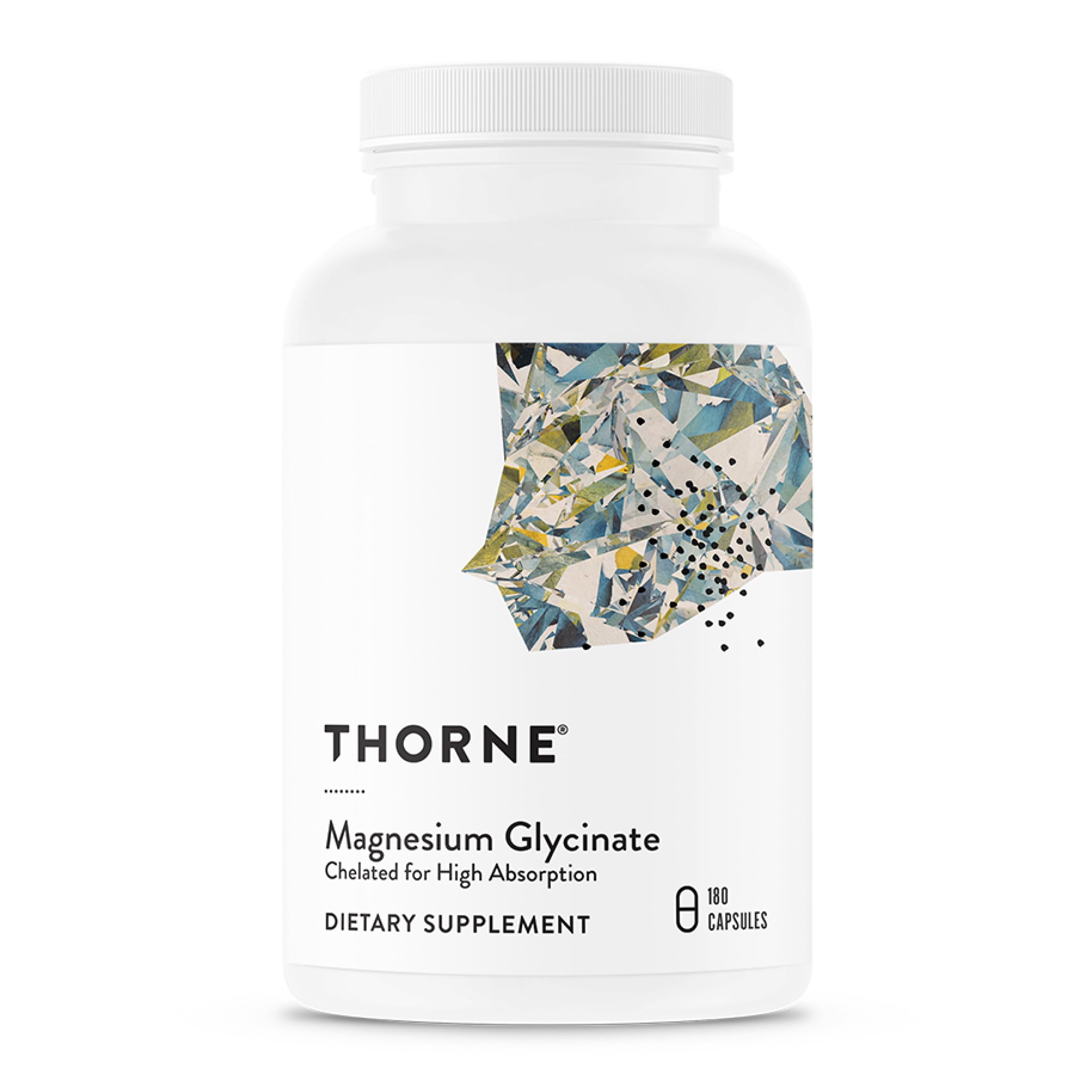 Thorne Magnesium Glycinate Capsules for Restful Sleep & Metabolic Support