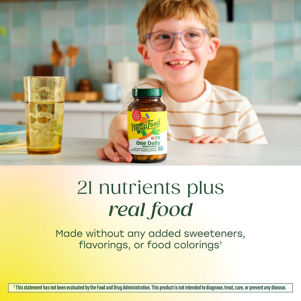 MegaFood Multivitamin for Kids – One Daily Mini Tablet

