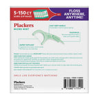 Plackers Micro Mint Dental Flossers with Fold-Out Toothpick

