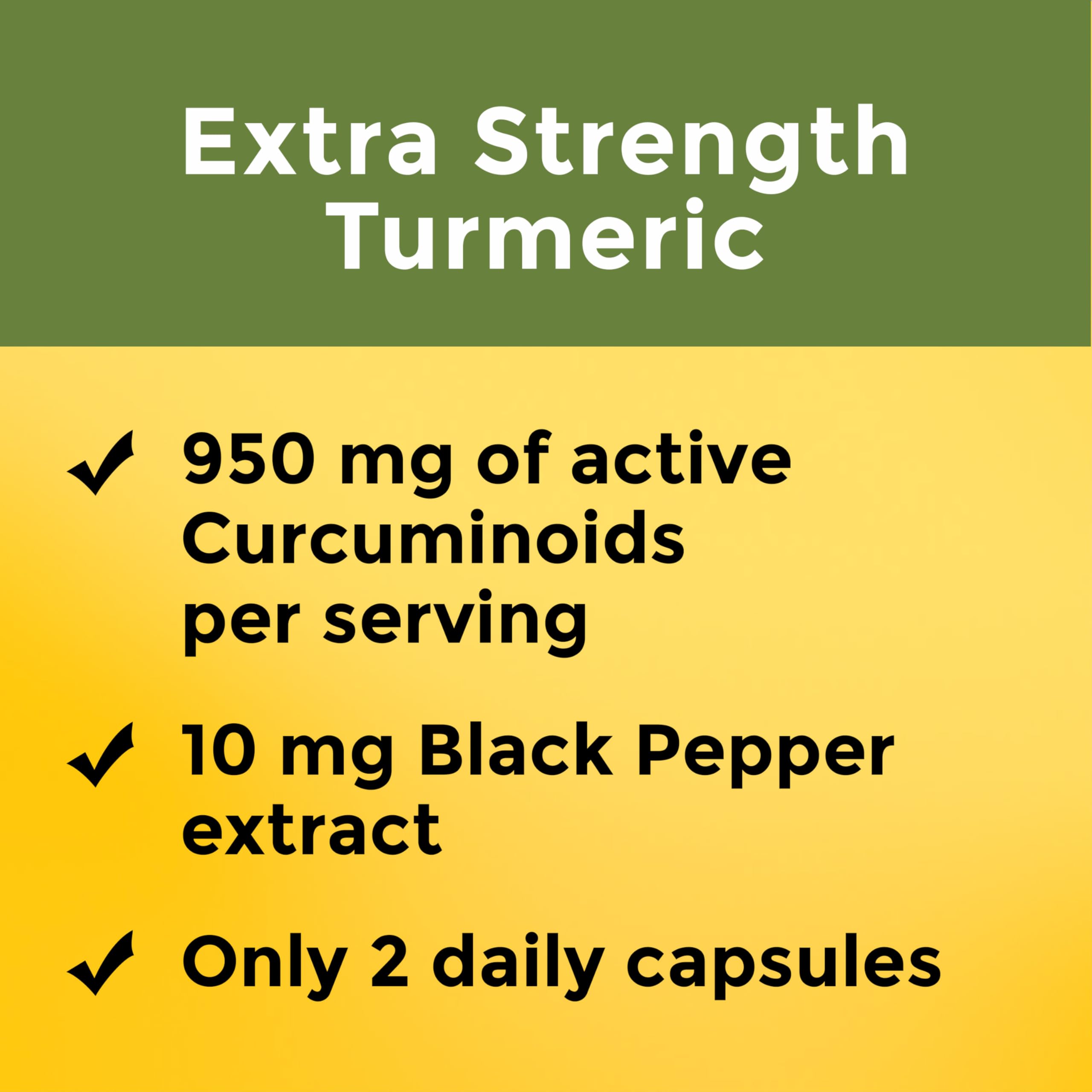 Nature Made Turmeric Curcumin with Black Pepper Extra Strength

