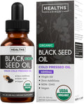 USDA Organic Black Cumin Seed Oil Liquid - Nigella Sativa Cold-Pressed Antioxidant Supplement